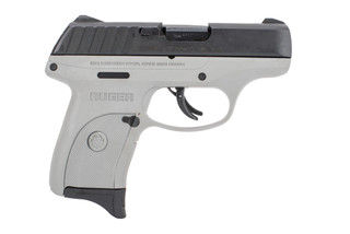 Ruger EC9s pistol features a gray sub compact frame